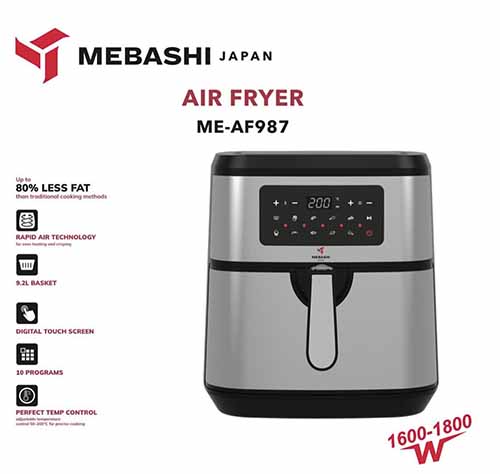 سرخ‌کن بدون روغن مباشی مدل ME-987 | خرید سرخ‌کن سالم از Nafas Home