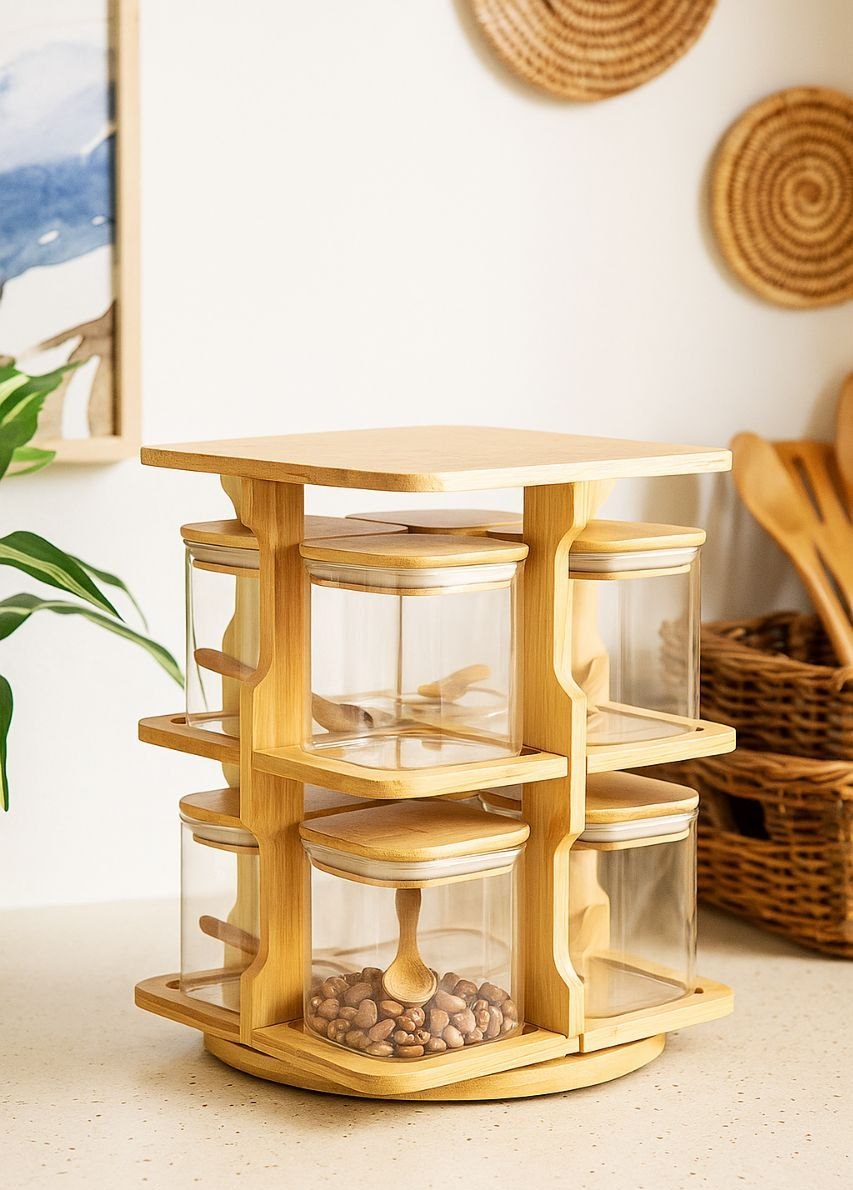 جا ادویه بامبو چرخشی