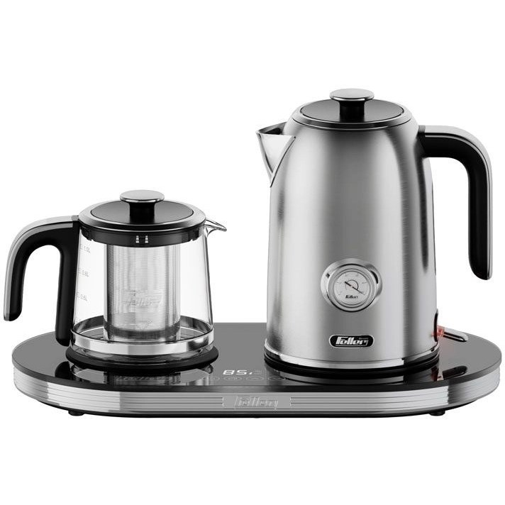 چای ساز فلر مدل TS490 رنگ مشکی / استیل / کرم / سفید