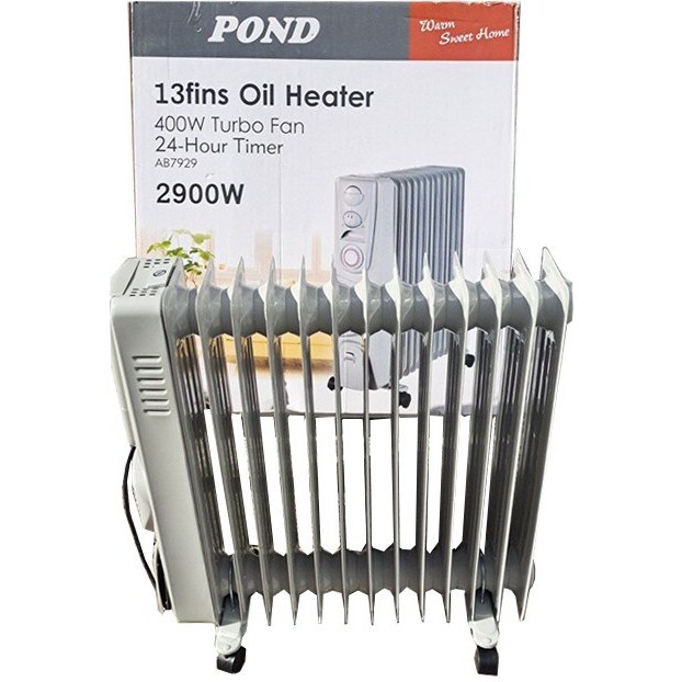 شوفاژ برقی پوند مدل AB7929 فن دار تایمردار ۱۳ پره | خرید از NafasHome