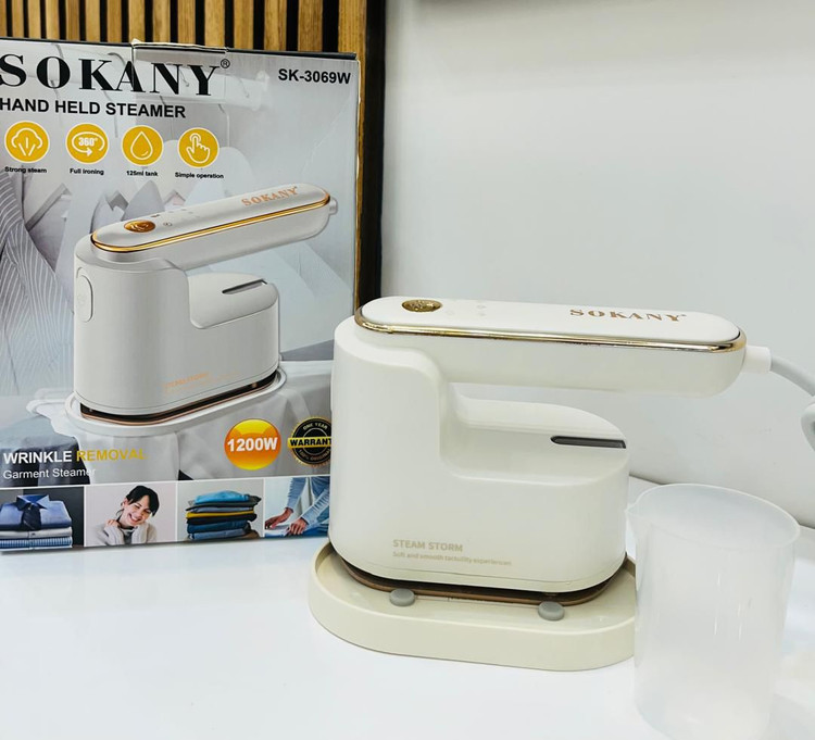 اتو بخار سوکانی مدل SK3069 ظرفیت 125 میلی‌لیتر | خرید اتو بخار دستی از NafasHome