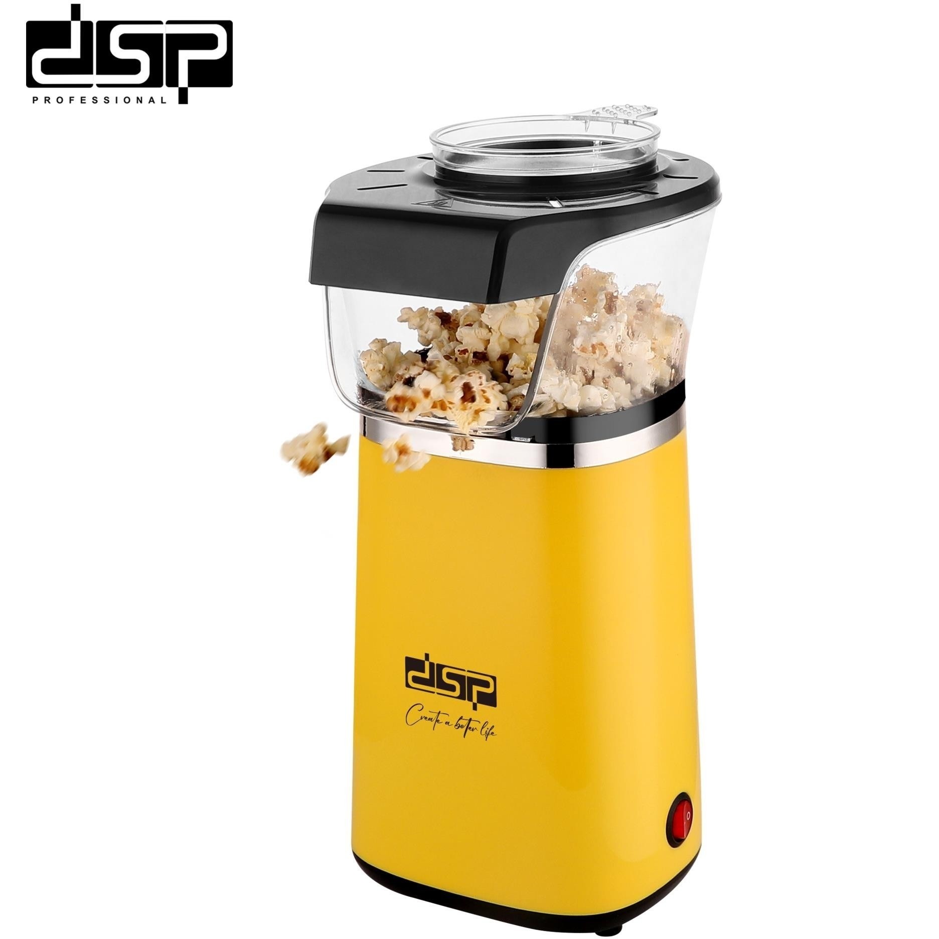 پاپ کورن ساز دی اس پی مدل KA2032 | خرید پاپ کورن‌ساز خانگی از NafasHome