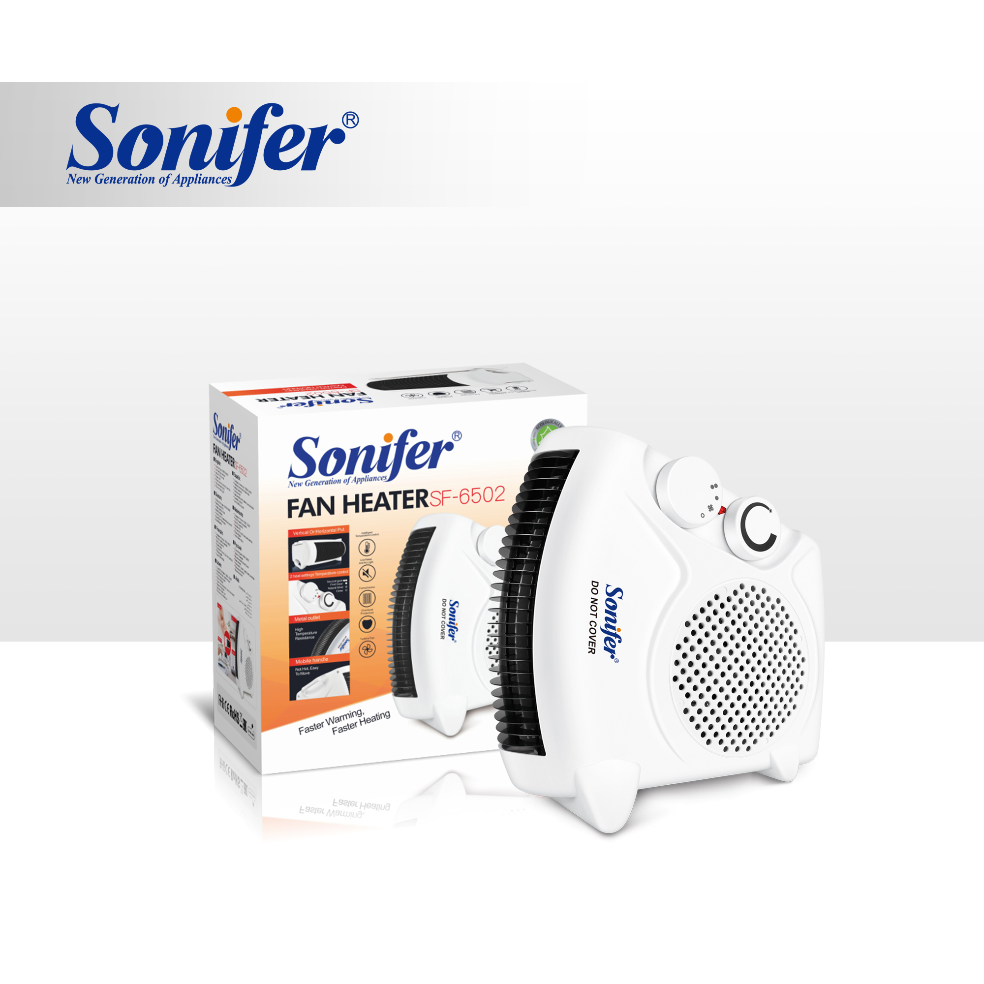 بخاری برقی سونیفر مدل SF-6502 | خرید بخاری برقی با کیفیت از NafasHome